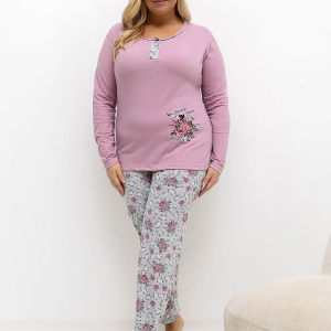 Plus Size Pajamas Forever Pink (221188)