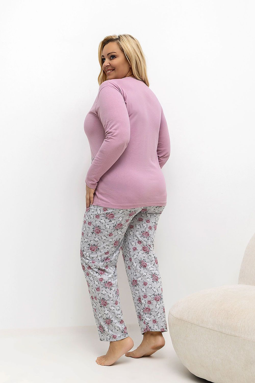 Plus Size Pajamas Forever Pink (221188) - Image 2