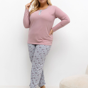 Plus Size Pajamas Forever Pink (221196)