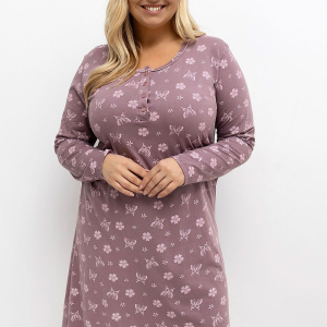 Plus Size Nightgown Forever Pink (221200)