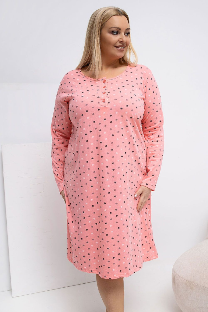 Plus Size Nightgown Forever Pink (223301)