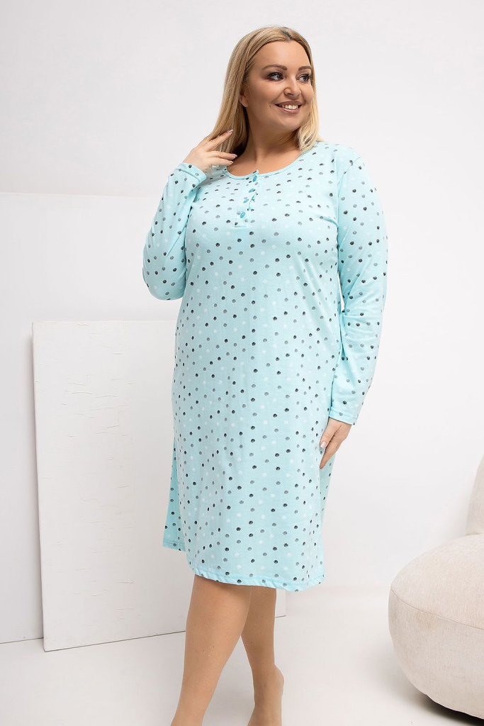Plus Size Nightgown Forever Pink (223302)