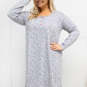 Plus Size Nightgown Forever Pink (223307)