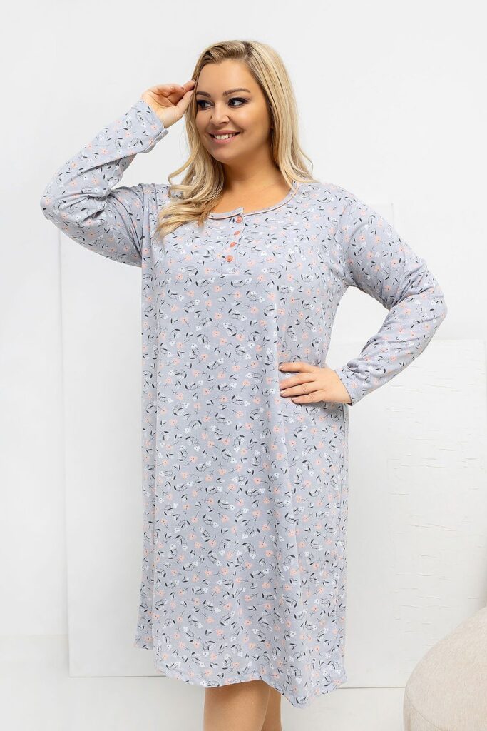 Plus Size Nightgown Forever Pink (223307)